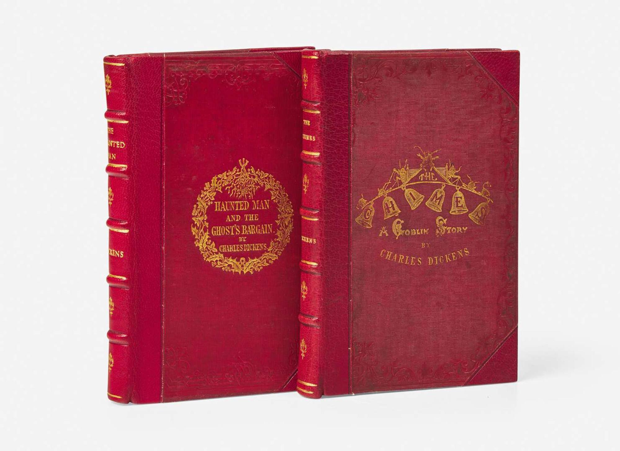 [Literature] Dickens, Charles: Group of 2 First Edition Christmas Books