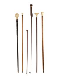 Four Canes or Walking Sticks