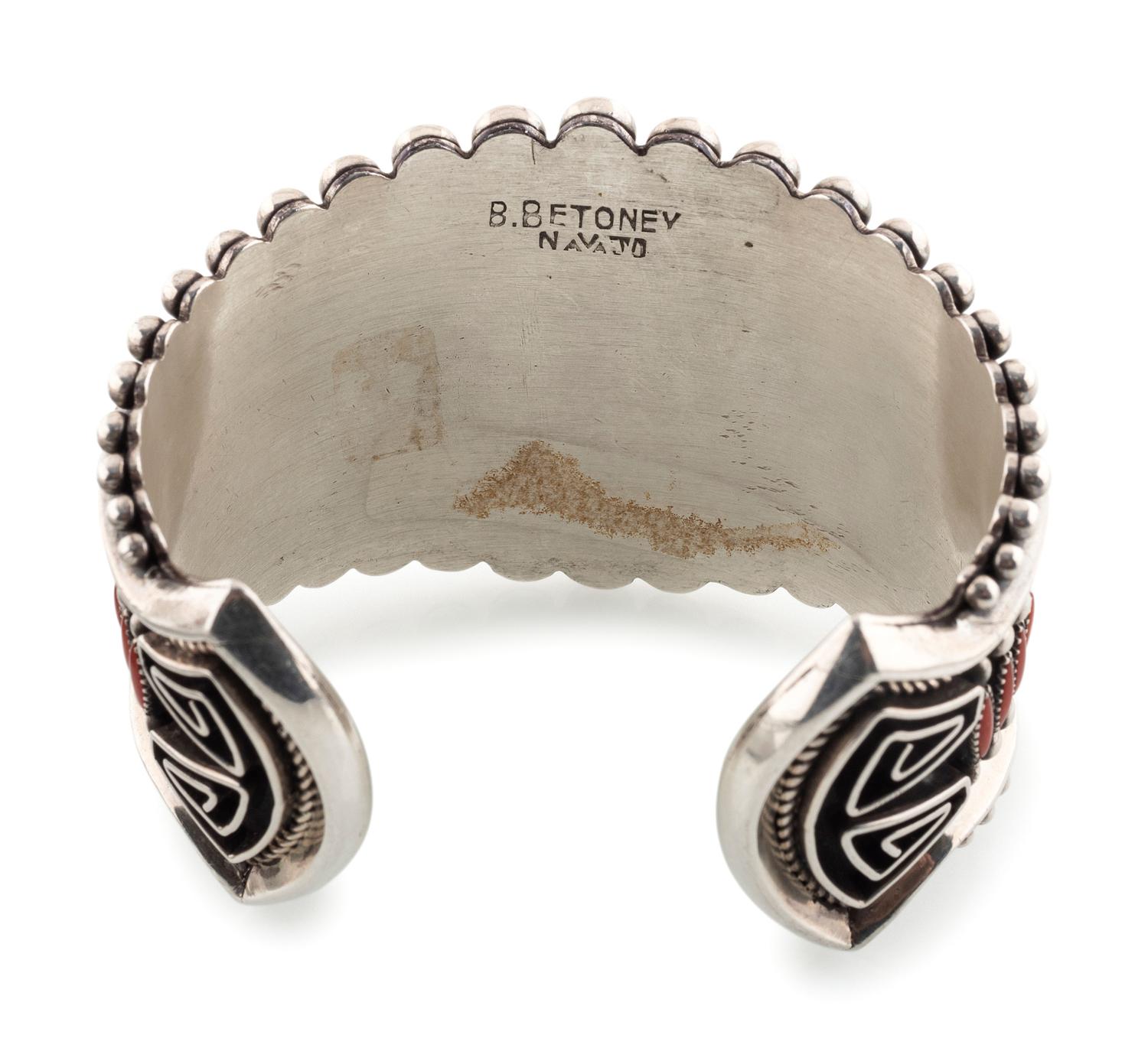 Navajo and Zuni Silver and Cluster Cuff Bracelets