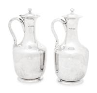 A Pair of Victorian Silver Pitchers