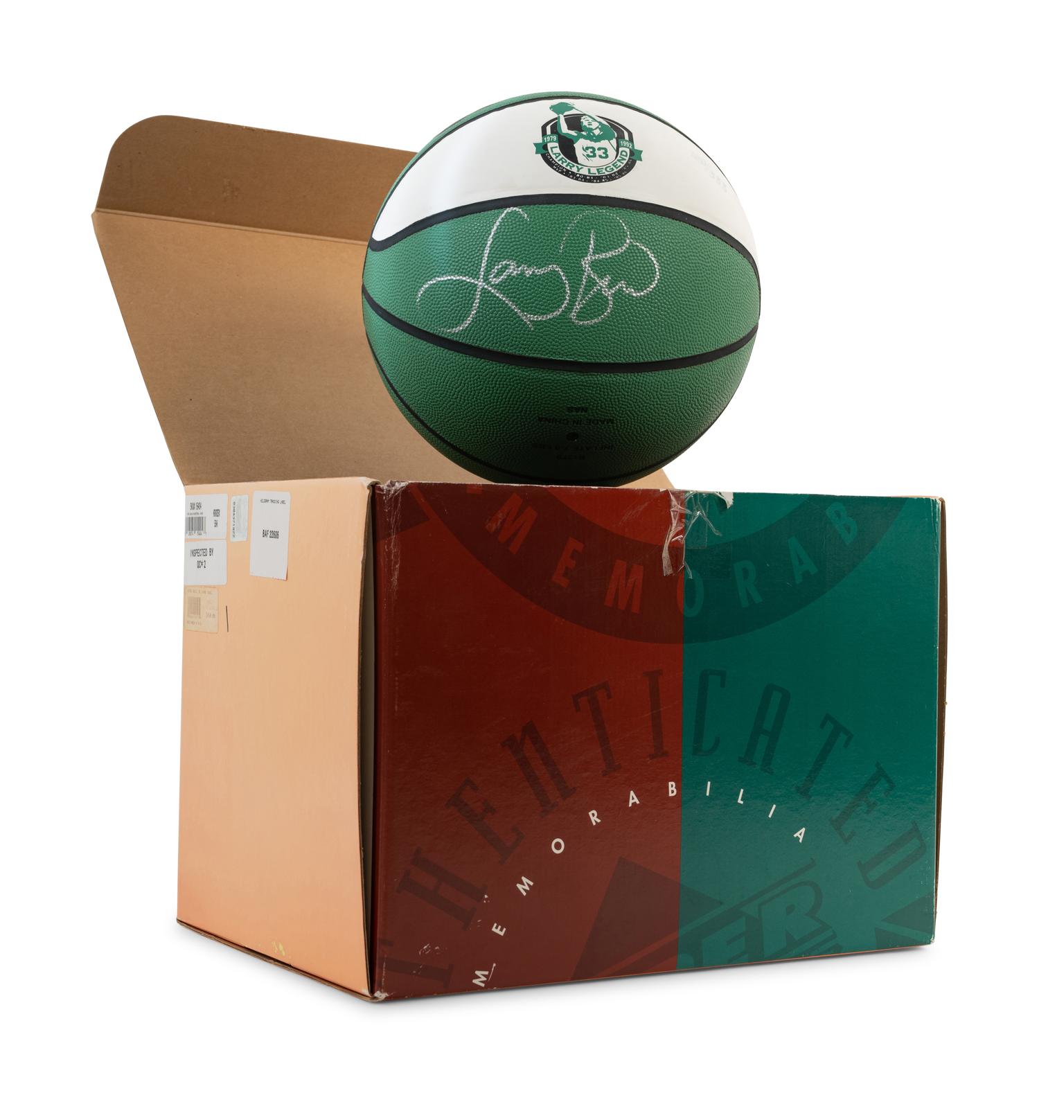A Larry Bird Signed Autograph 1992 Larry Legend Limited Edition Basketball (Upper Deck Authenticated),