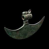 A Luristan Bronze Axe Head