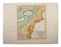[MAPS & ATLASES]. DE VAUGONDY, Robert (1723-86). Nouvelle Angleterre.. .1748.