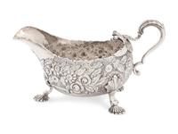 An Irish George III Silver Sauce Boat
