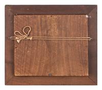[EARLY PHOTOGRAPHY]. Ivorytype of an aged couple & wall frame containing 6 tintypes of a family.