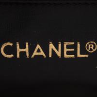 Chanel, Quilted Black Leather Tote