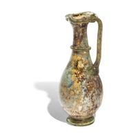A Late Roman Pale Green Glass Jug