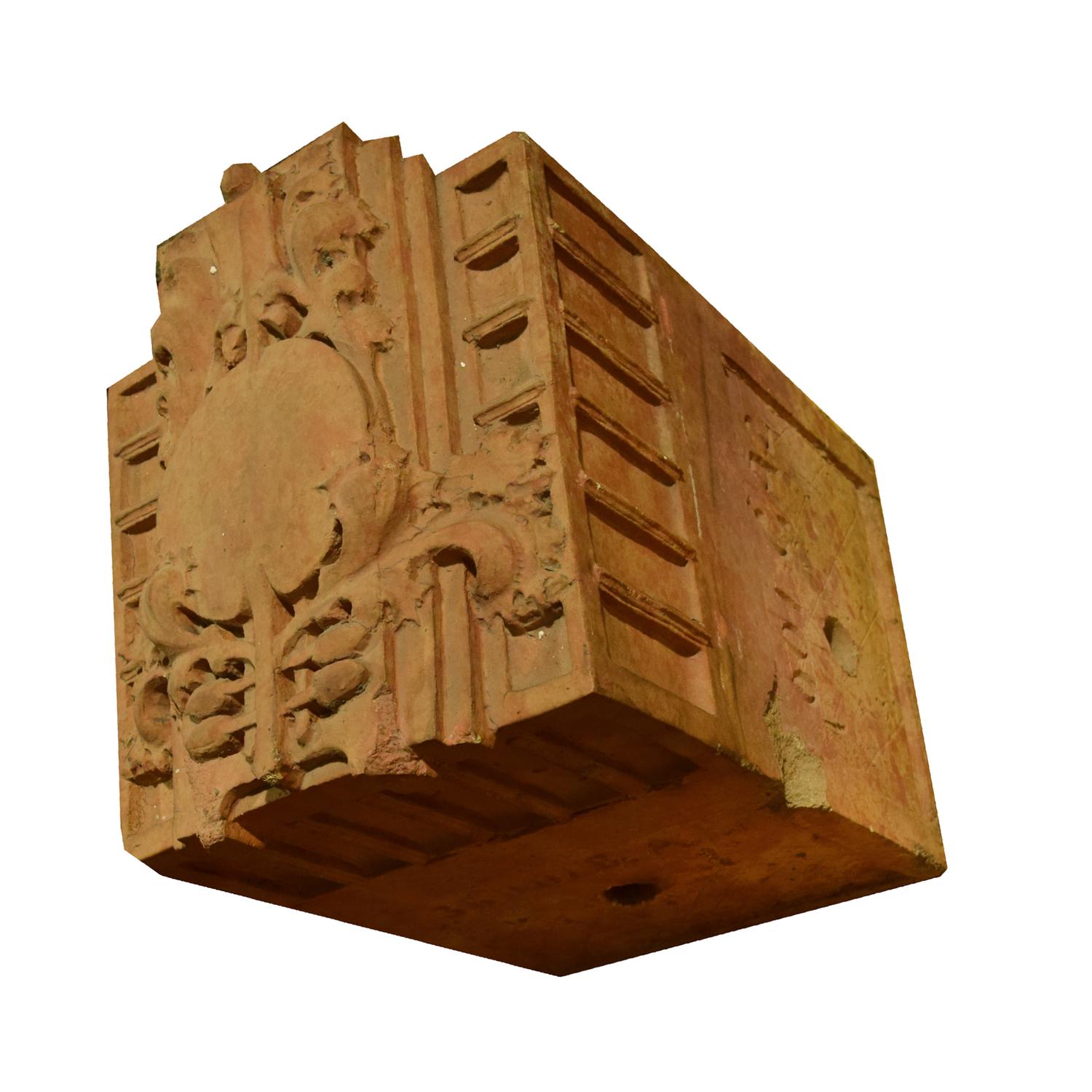 A George Elmslie Designed Terracotta Fragment 13" W x 14" D x 21" H — United States, Early 20th Century