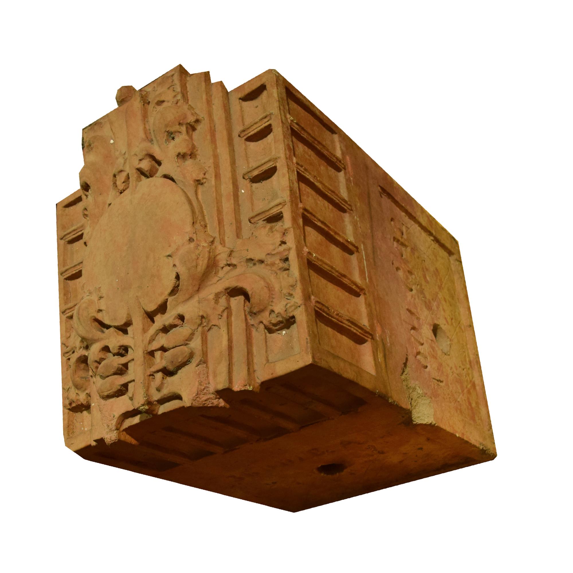 A George Elmslie Designed Terracotta Fragment 13" W x 14" D x 21" H — United States, Early 20th Century