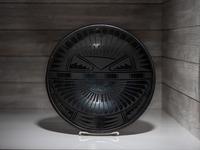 Tesuque Pottery Rain God, Display Size