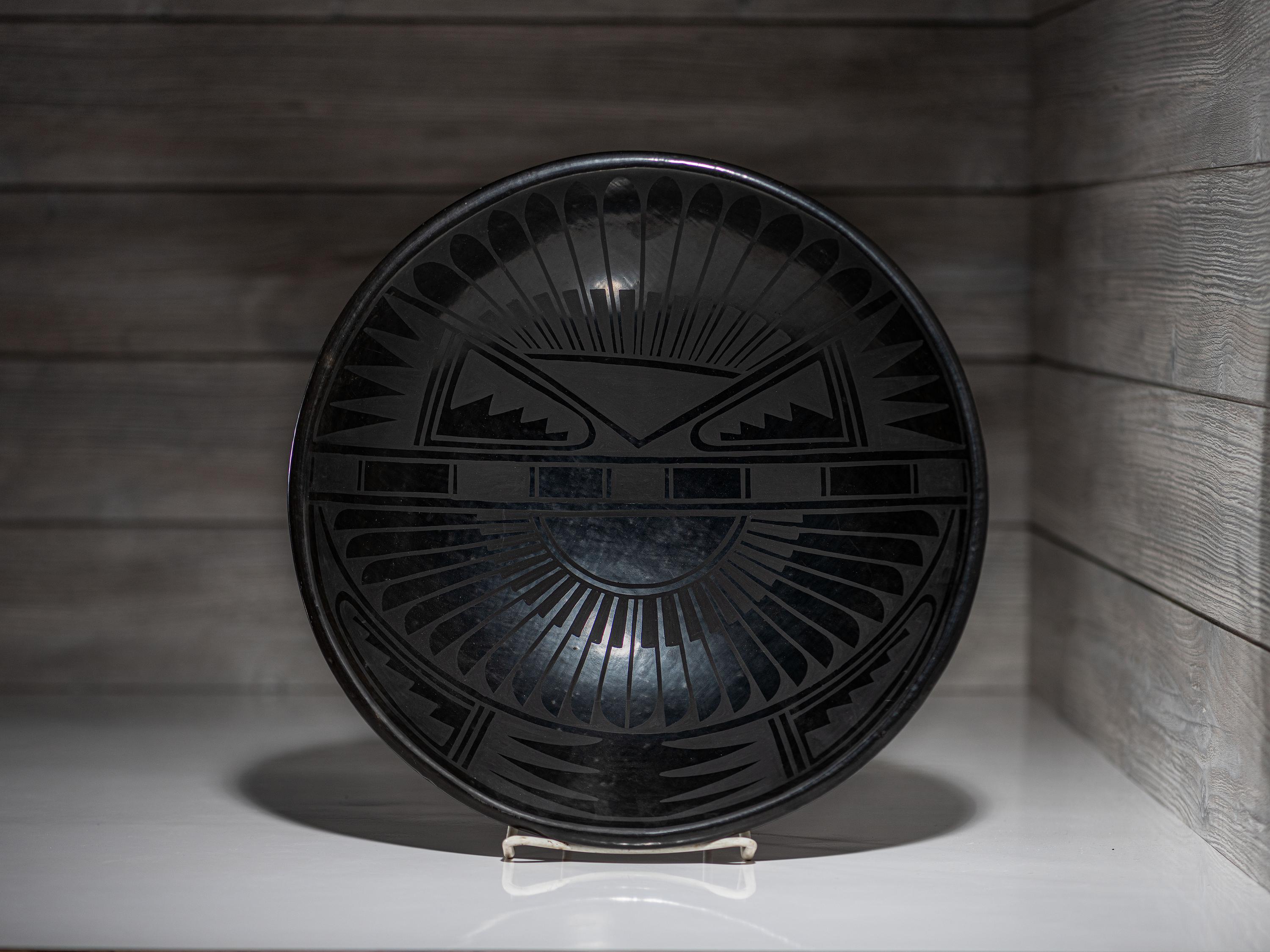 Tesuque Pottery Rain God, Display Size