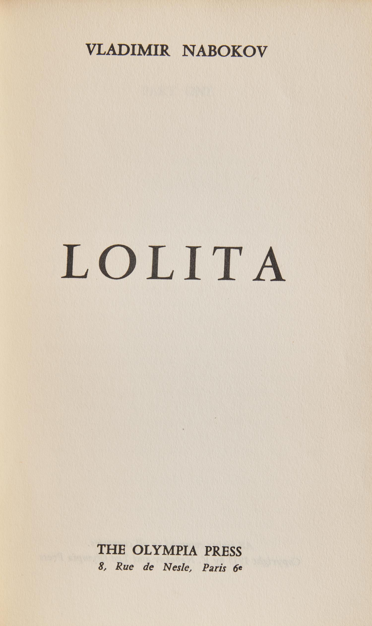 [Literature] Nabokov, Vladimir. Lolita