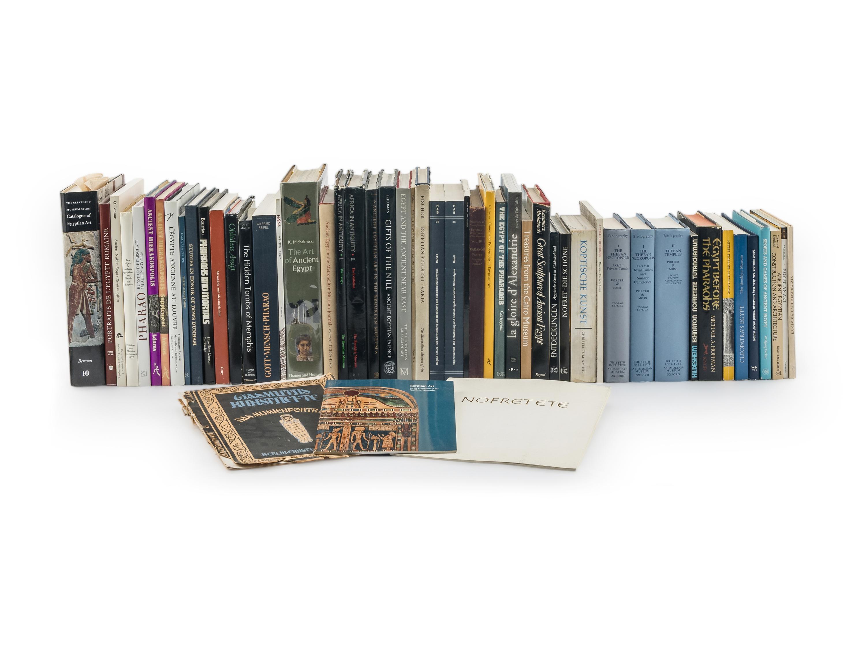 A Collection of 54 Egyptian Art Reference Books