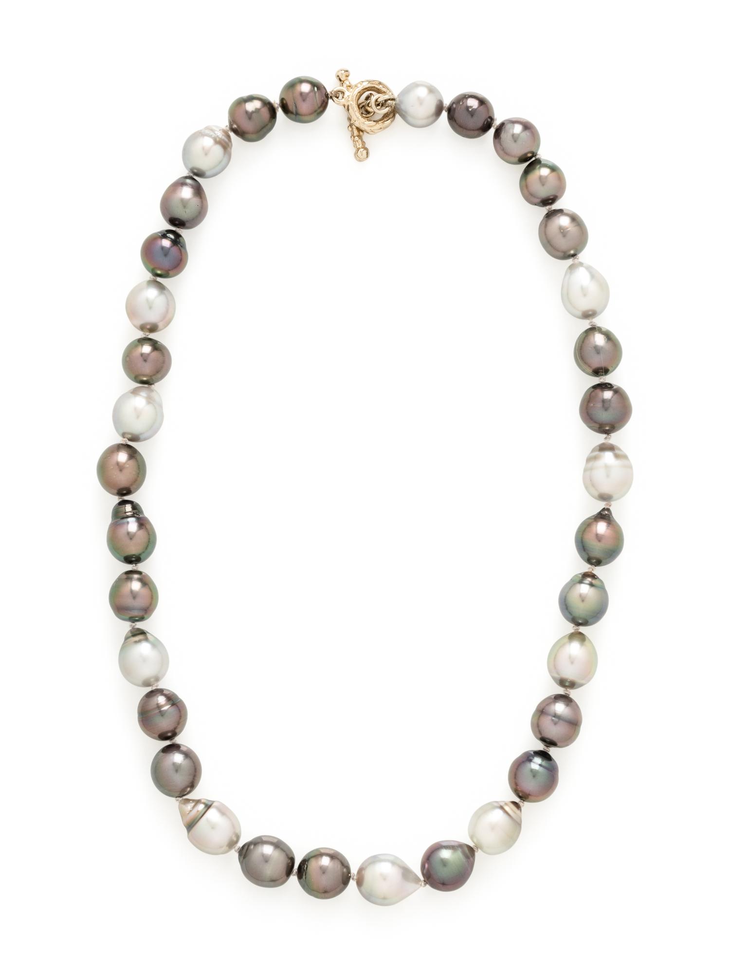 MULTI COLOR BAROQUE CULTURED PEARL NECKLACE