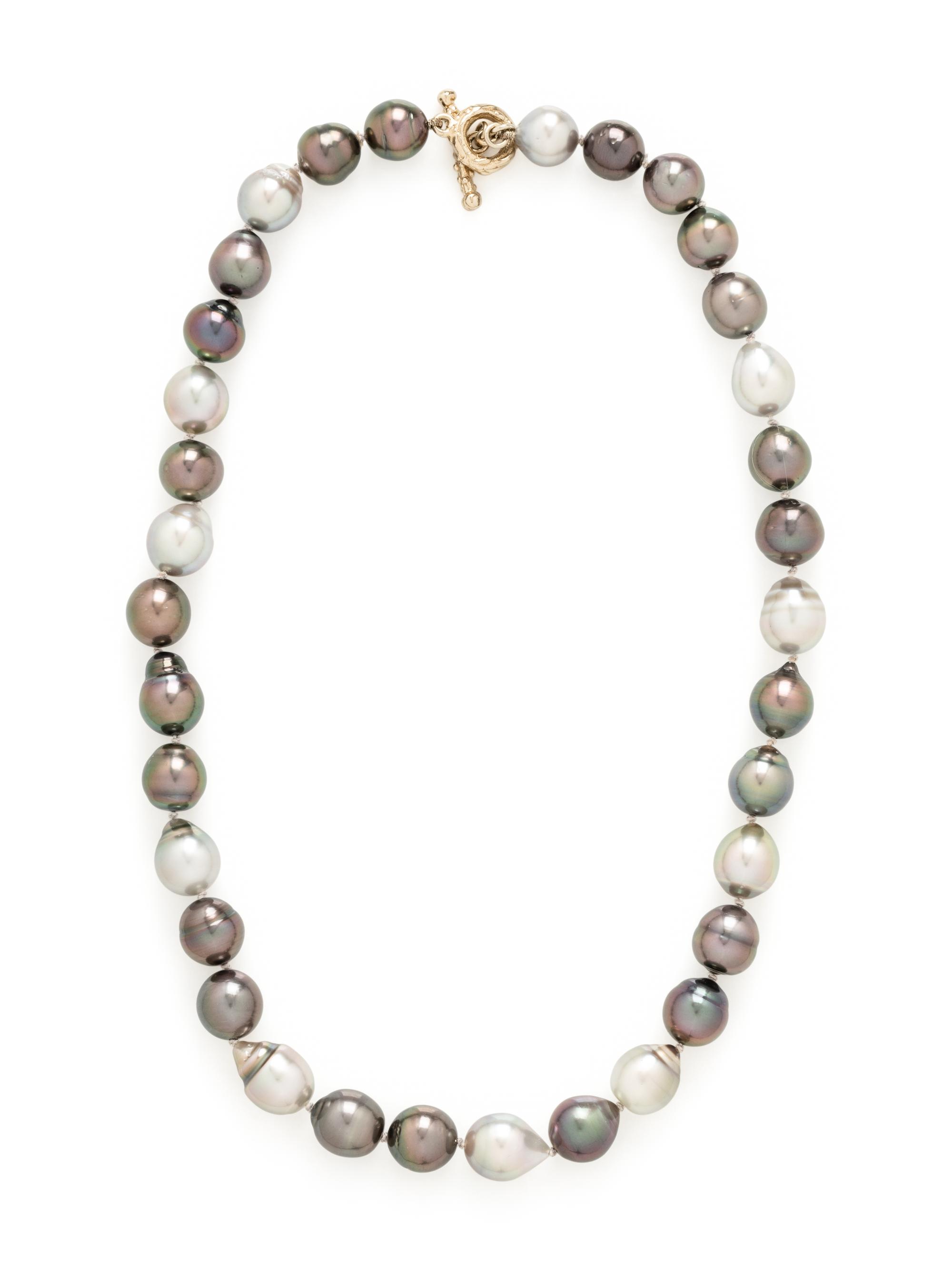 MULTI COLOR BAROQUE CULTURED PEARL NECKLACE