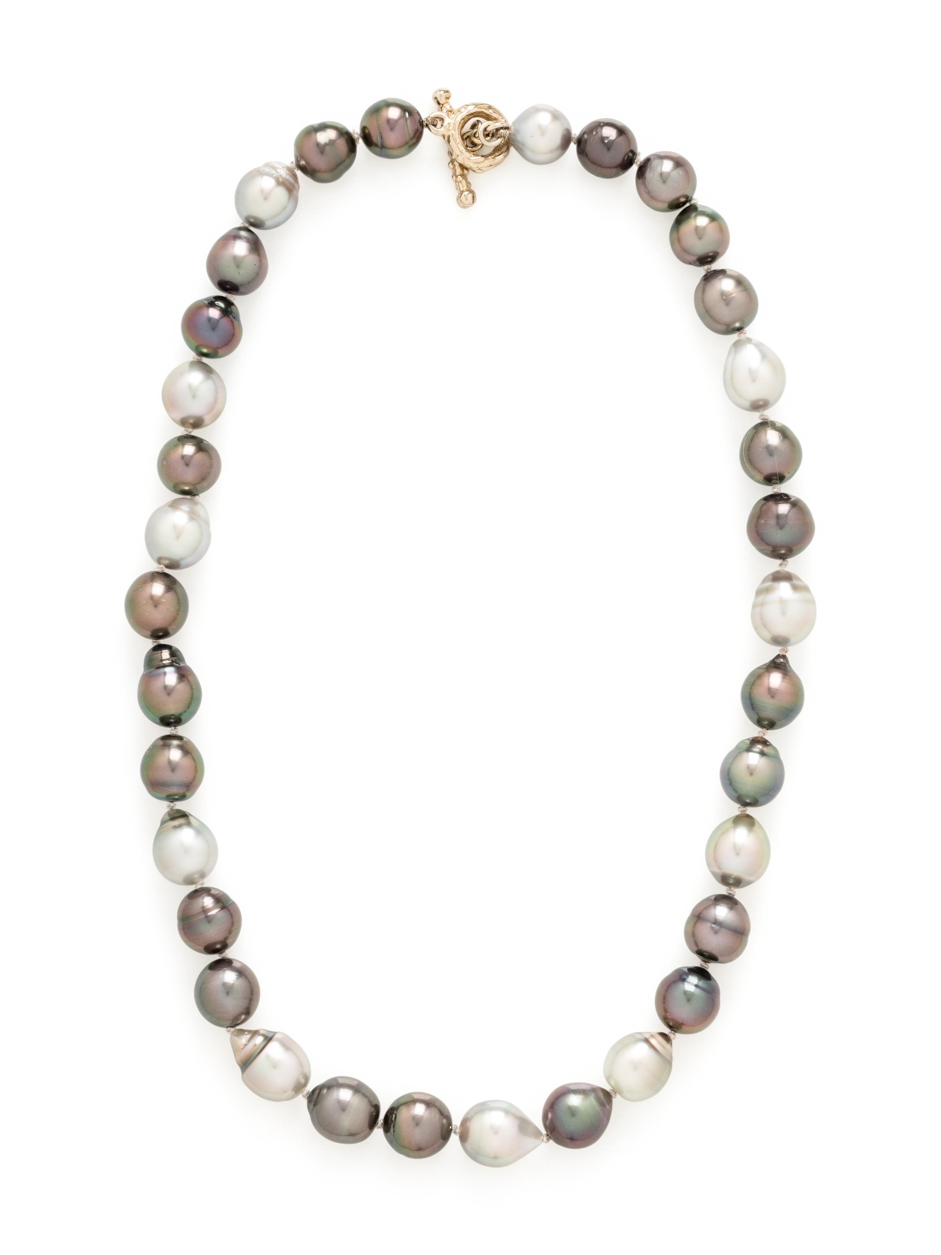 MULTI COLOR BAROQUE CULTURED PEARL NECKLACE