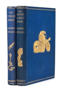 KIPLING, Rudyard (1865-1936). The Jungle Book . -- The Second Jungle Book . London and New York: Macmillan and Co., 1894 and 1895.