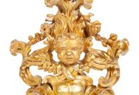 An Italian Giltwood Figural Pricket — 17TH CENTURY