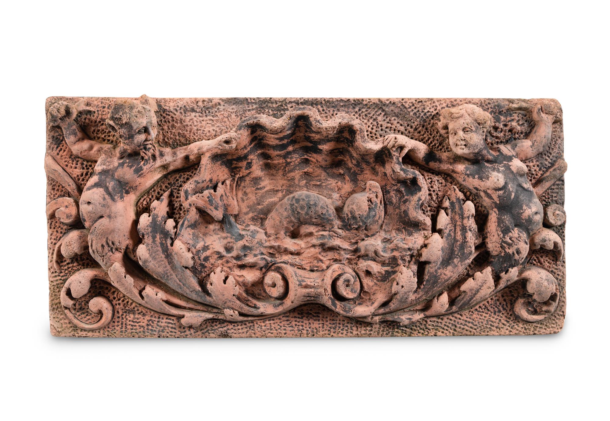 A Neoclassical Terracotta Architectural Frieze Panel