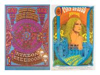 [MUSIC] -- [POSTERS]. LUNDGREN, Carl, SCHNEPF, Bob, HENRY, William S., THOMPSON, John, artists. A group of 8 Family Dog posters from 1968, comprising: