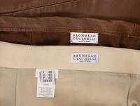 Brunello Cucinelli, Two Leather Skirts