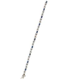 SAPPHIRE AND DIAMOND BRACELET