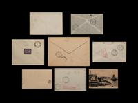 [FLIGHT COVERS] A Collection of Middle Eastern and North Africa Dispatched Zeppelin Flight Covers and Postcards