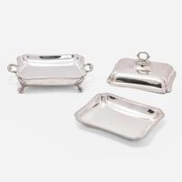 A George III Sterling Silver Entree Dish with Cover Paul Storr, London, 1801