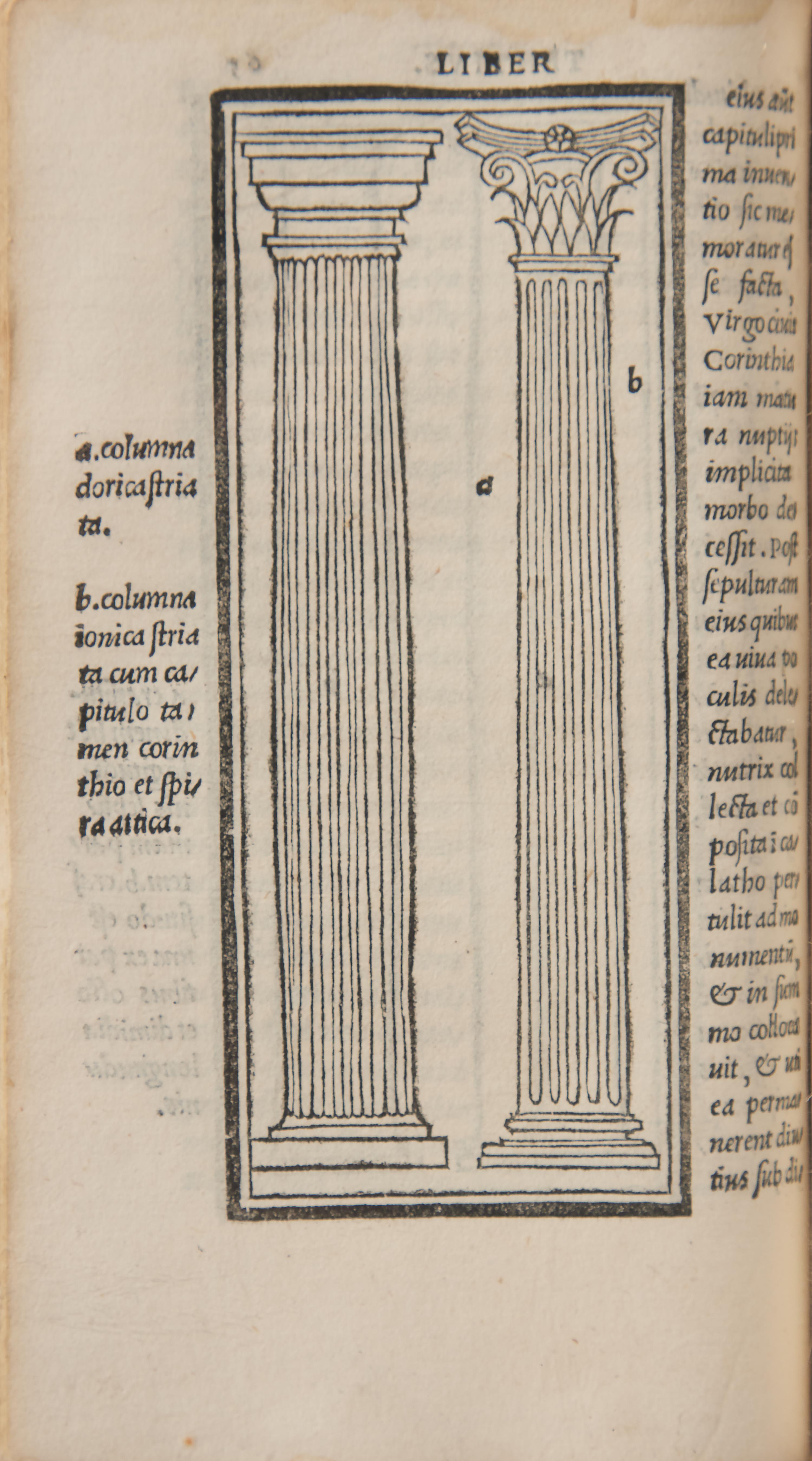 [Architecture] Vitruvius, Marcus. M. Vitruvii de Architectura Libri decem nuper maxima diligentia castigati atq; excusi, additis, Iulii Frontini De aqueductibus libris propter materiae affinitatem