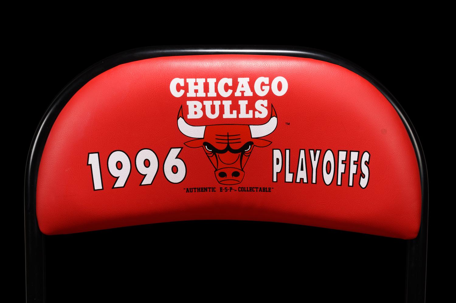 Two Chicago Bulls Michael Jordan "Last Dance" Era United Center Stadium Chairs Including Jordan's Last Season With the Bulls,