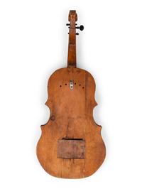 A Solid Wood Viola-Shaped Wall Pocket