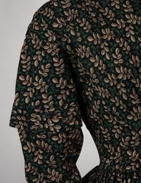Printed Wool Day Dress, 1840s