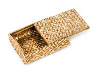 An Italian 18-Karat Bi-Color Gold Pill Box
