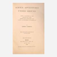 [Children's & Illustrated] Carroll, Lewis Alice's Adventures Under Ground...