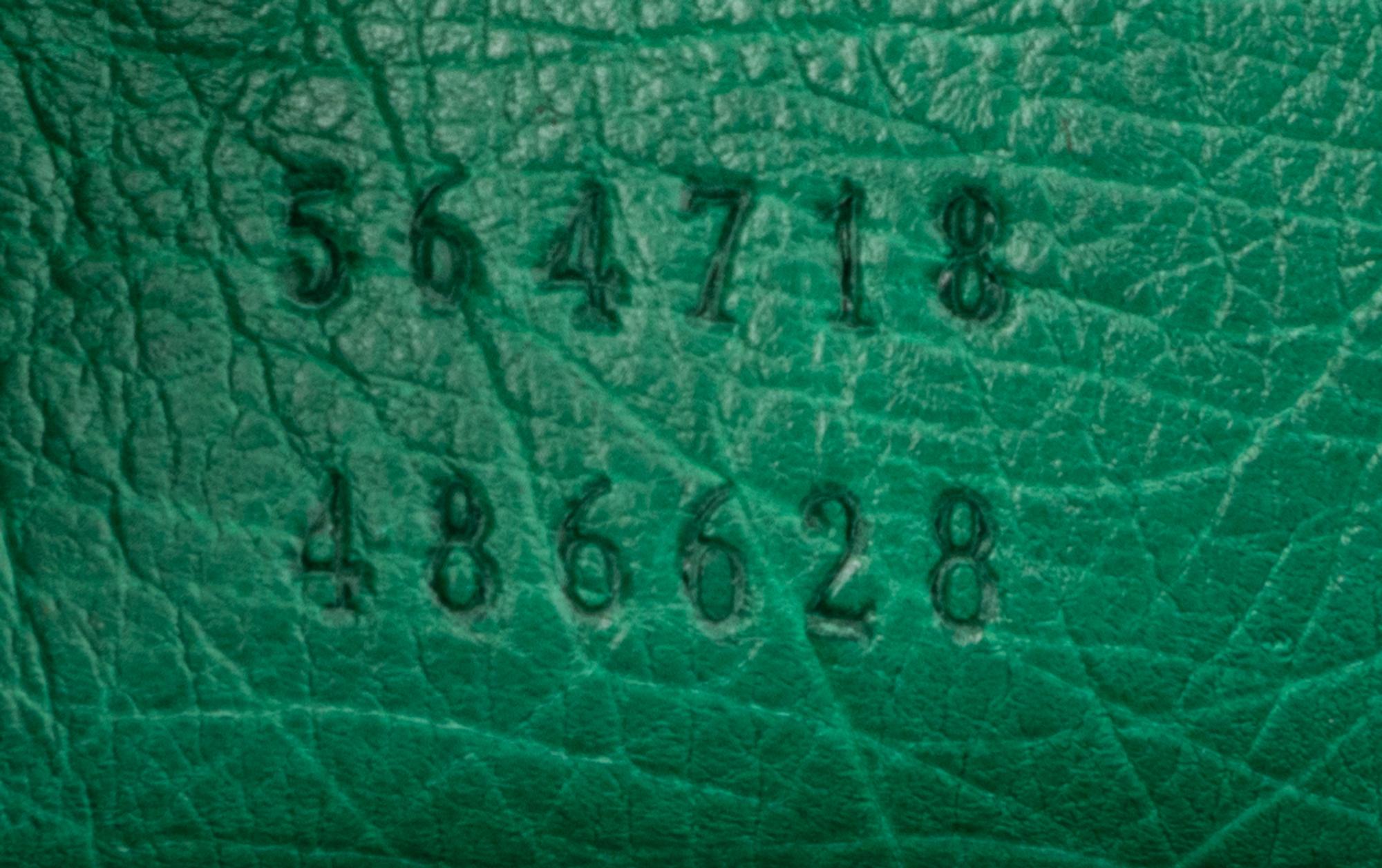 Gucci Zumi Green Ostrich Bag, 2019