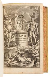 LIVIUS, Titus (59 B.C.-17 A.D.). Historiarum quod extat, cum integris Joannis Freinshemii supplementis. Amsterdam and Utrecht, 1710.