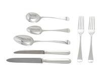 An English Silver Flatware Service