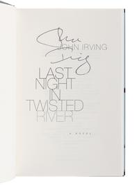 IRVING, John (b. 1942). A group of 7 works by Irving, MOST FIRST EDITION, MOST SIGNED, comprising: