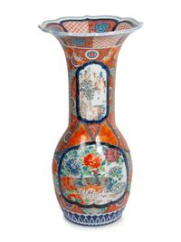 A Group of Kutani and Imari Palette Porcelain Vases