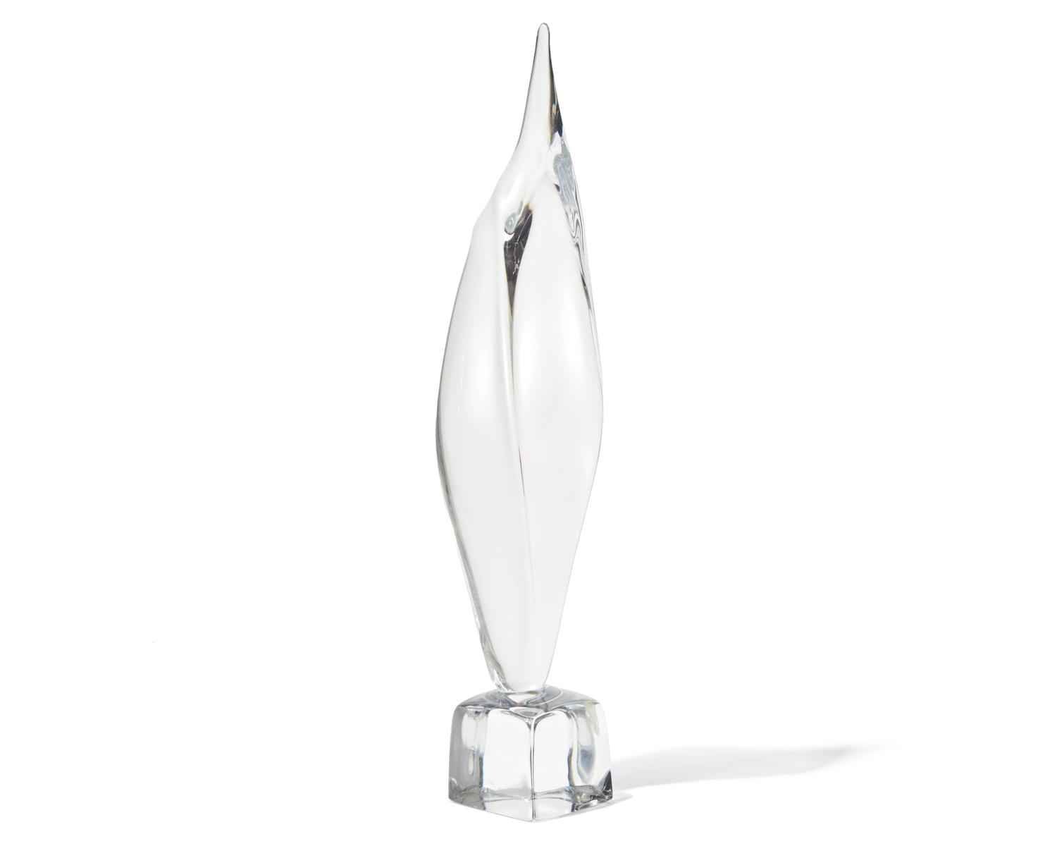 A Daum Crystal Glass Sculpture, 20th Century