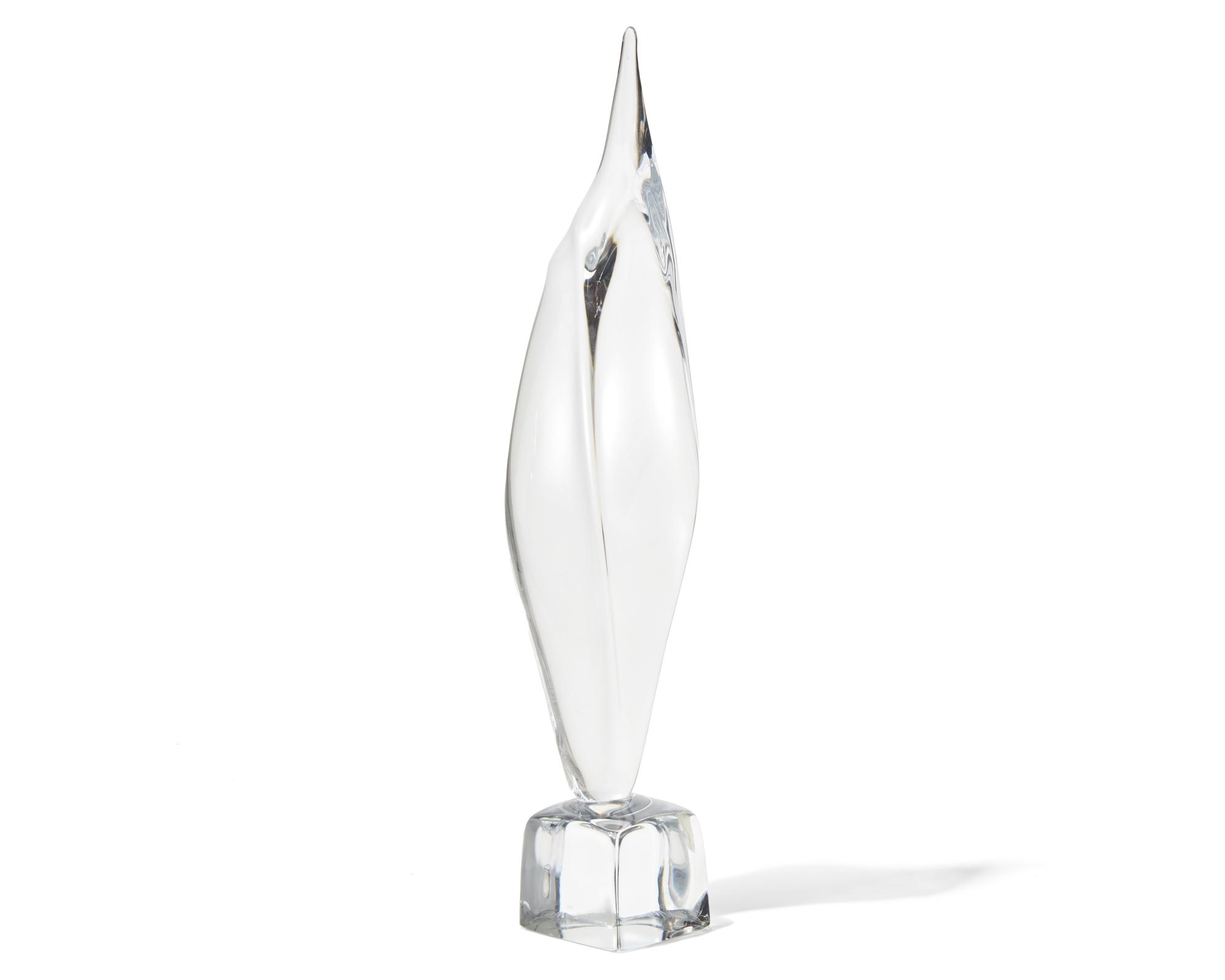 A Daum Crystal Glass Sculpture, 20th Century
