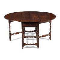 An English Oak Dropleaf Table