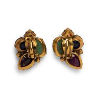 Iradj Moini Ear Clips and Necklace