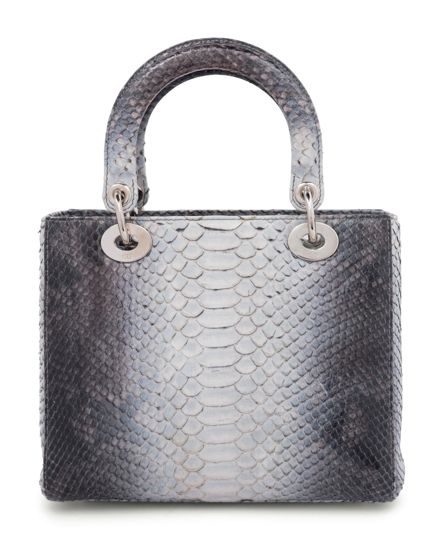 Limited Edition Christian Dior Python Small Lady Dior Bag, c. 2010