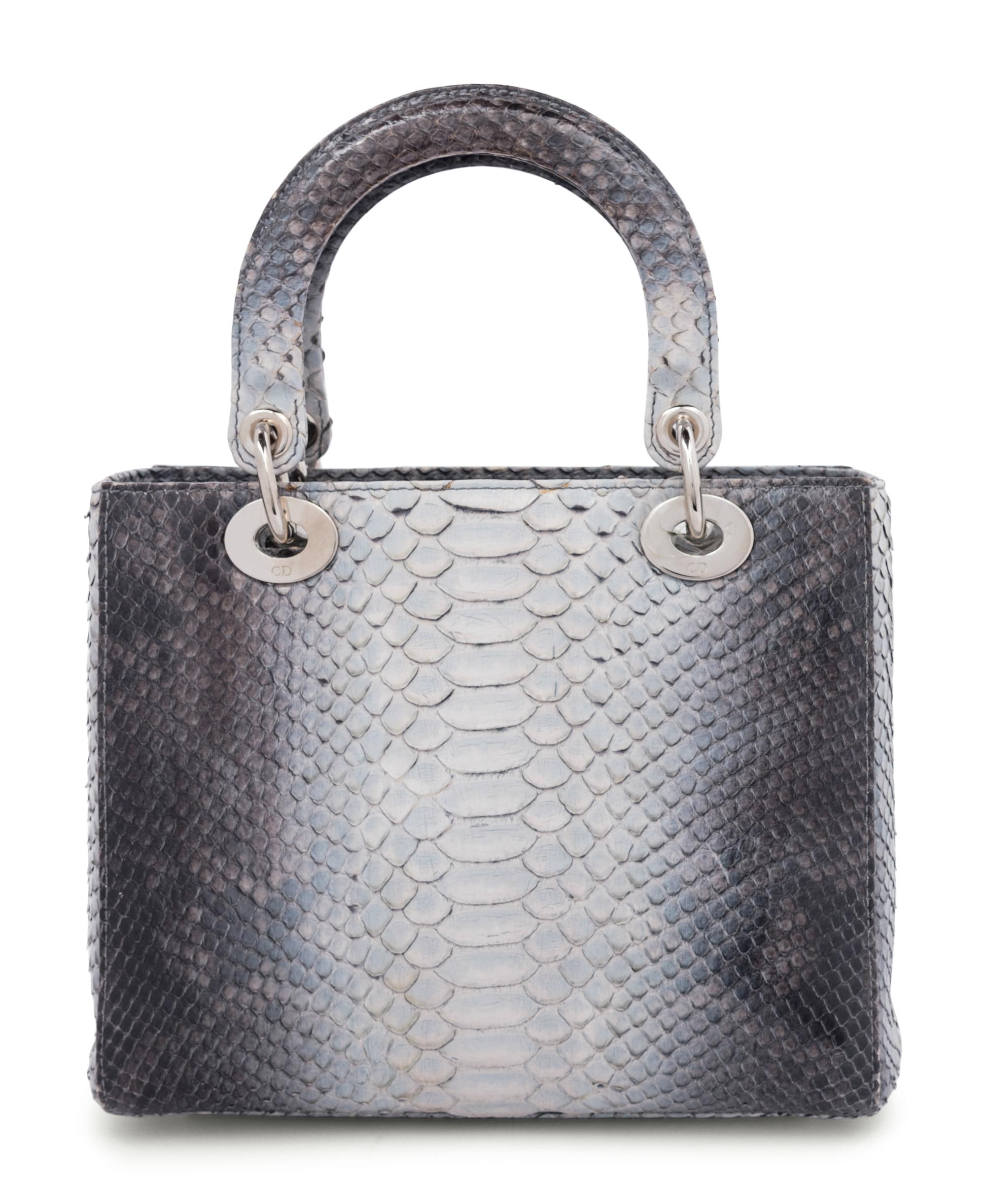 Limited Edition Christian Dior Python Small Lady Dior Bag, c. 2010