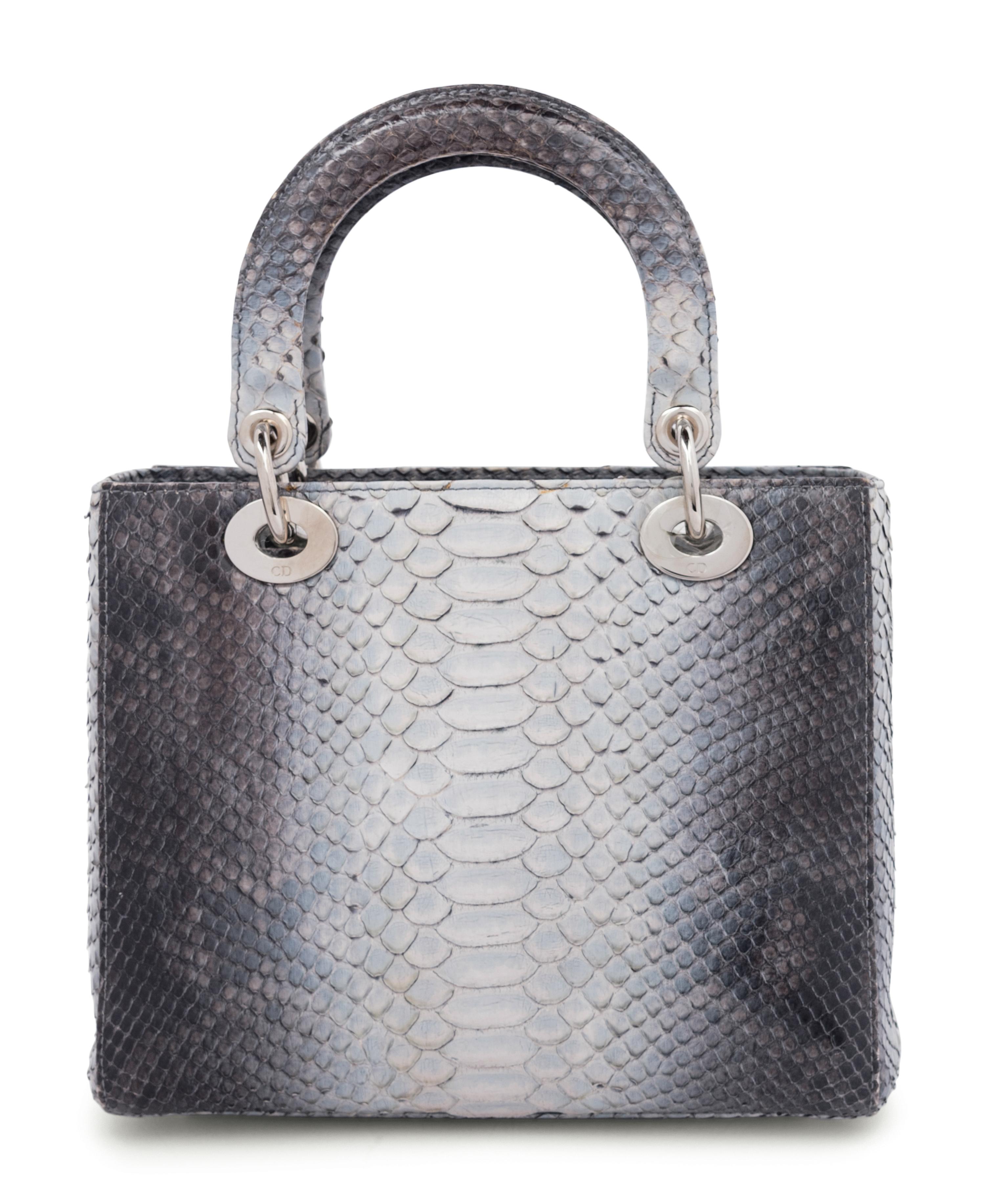 Limited Edition Christian Dior Python Small Lady Dior Bag, c. 2010