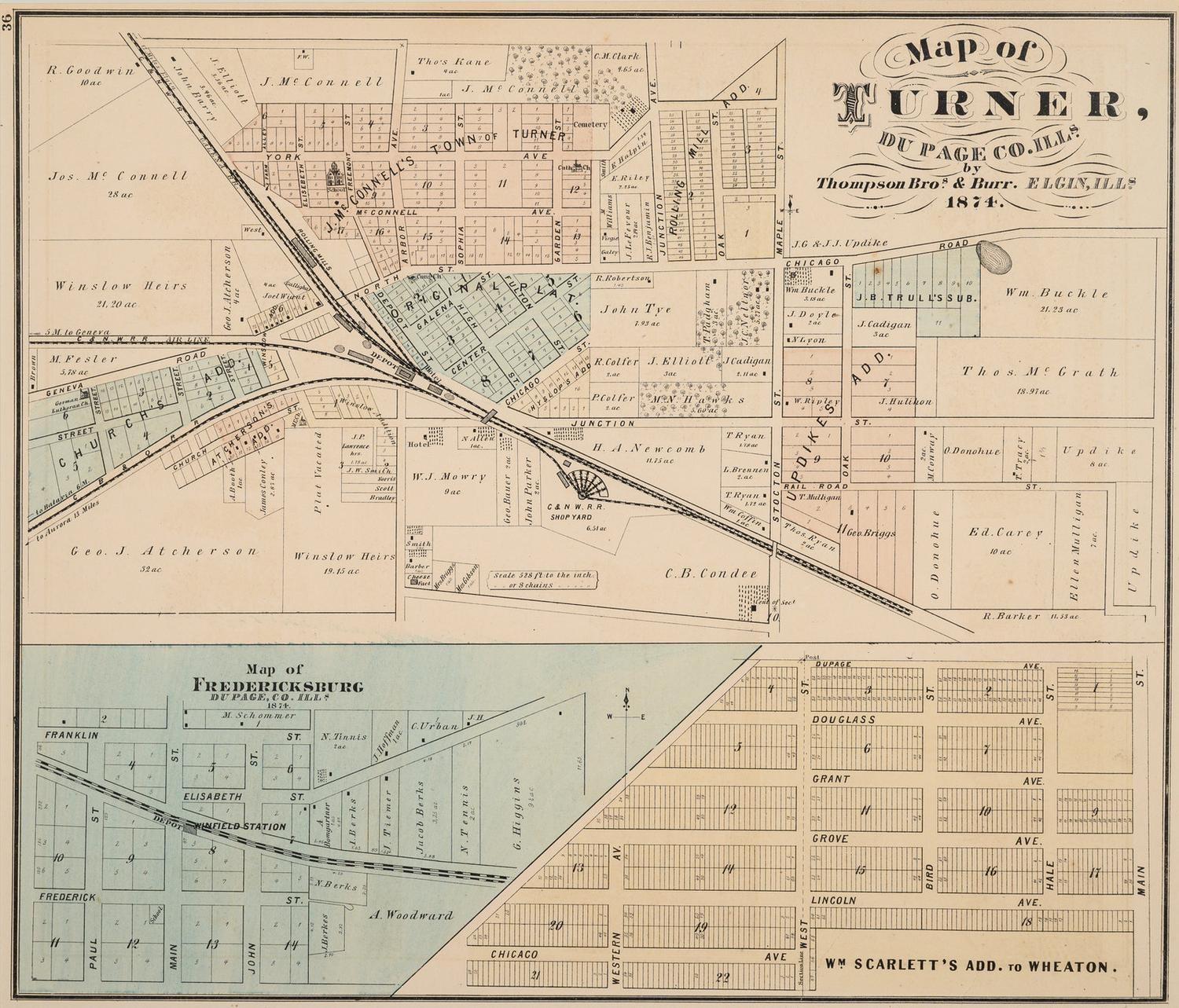 A Group of Twelve Maps of Illinois