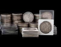 A Large Collection of Morgan $1 Coins