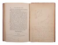 [WILD WEST SHOWS]. CODY, William Frederick ("Buffalo Bill") (1846-1917). Signature ("W. F. Cody") on the business card of L. E. Decker, representative of Col. W. F. Cody and Buffalo Bill's Wild West.