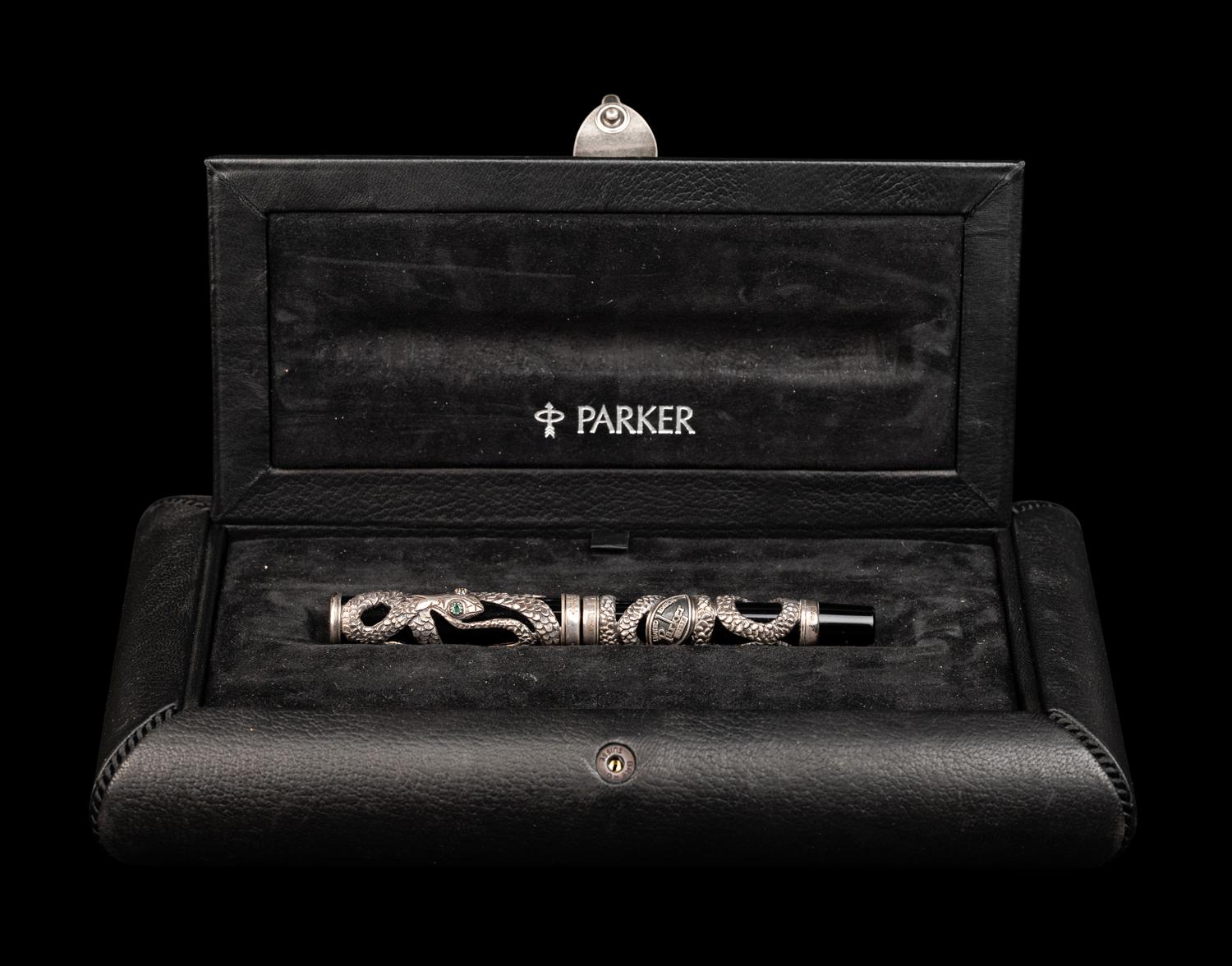 Parker: Snake Limited Edition Silver Mounted Fountain Pen